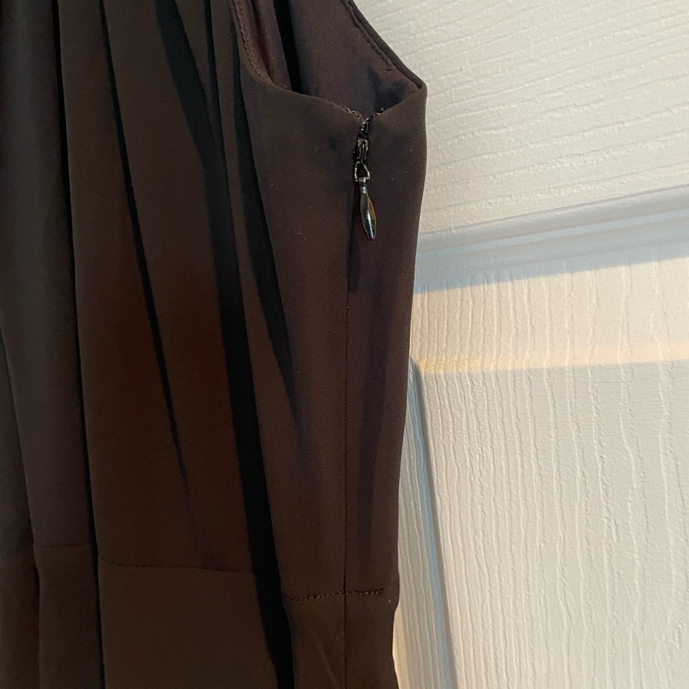 Express Halter Neck Keyhole Back Mini Dress Black Formal Homecoming 2 - Picture 4 of 14